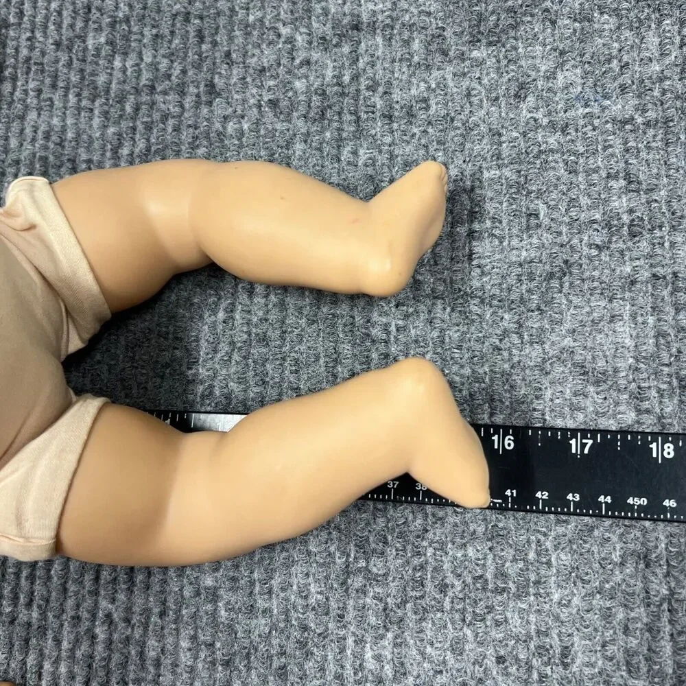 American Girl Bitty Baby Doll 16” Soft Body Vinyl Limbs Brown Eyes Hair VTG READ